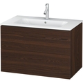 Duravit L-Cube Wall-Mounted Vanity Unit Lc624106969 Brushed Walnut LC624106969